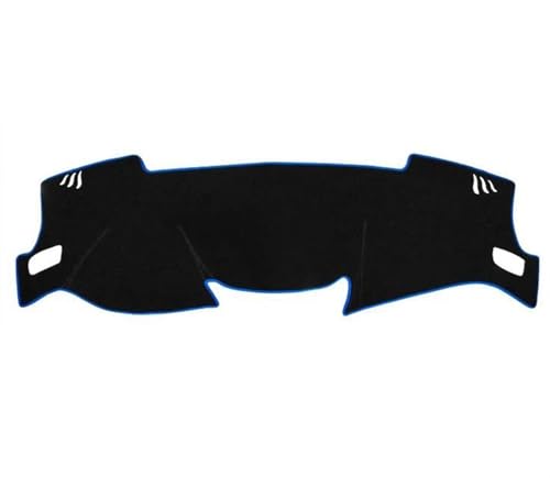 DZSFDGDDFGD Dashboard Matte Auto LHD Dashboard Abdeckung Vermeiden Licht Pad Sonnenschutz Matte Teppich Für Nissan Für Qashqai J11 2014-2018 2019 2020 Sonnenschutz Pad(A Blue Side) von DZSFDGDDFGD
