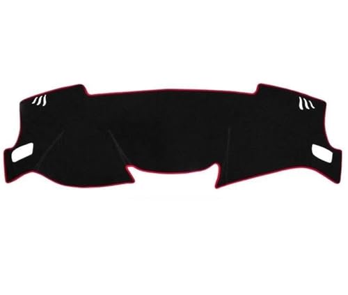 DZSFDGDDFGD Dashboard Matte Auto LHD Dashboard Abdeckung Vermeiden Licht Pad Sonnenschutz Matte Teppich Für Nissan Für Qashqai J11 2014-2018 2019 2020 Sonnenschutz Pad(A Red Side) von DZSFDGDDFGD