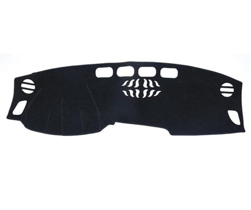 DZSFDGDDFGD Dashboard Matte LHD Auto Armaturenbrett Abdeckung Teppich Dash Matte Anti-schmutzige Sonnenschutz Teppich Für A4 B9 8W 2016 2017 2018 2019 Sonnenschutz Pad(Black Edge) von DZSFDGDDFGD