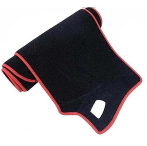 DZSFDGDDFGD Dashboard Matte LHD Auto Armaturenbrett Abdeckung Teppich Dash Matte Anti-schmutzige Sonnenschutz Teppich Für A4 B9 8W 2016 2017 2018 2019 Sonnenschutz Pad(Red Edge) von DZSFDGDDFGD