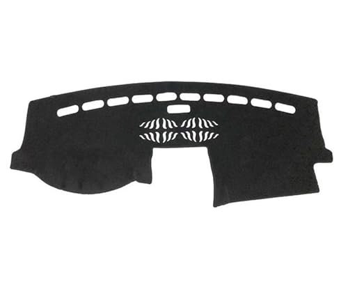 DZSFDGDDFGD Dashboard Matte LHD Auto Dash Matte Dashboard Abdeckung Anti-Sonne Schützen Teppich Sonnenschirm Matte Zubehör Für VW Für Touareg 2002-2009 2010 Sonnenschutz Pad(Black Edge) von DZSFDGDDFGD
