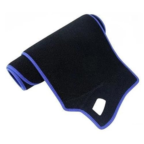 DZSFDGDDFGD Dashboard Matte LHD Auto Dashboard Abdeckung Vermeiden Licht Pad Sonnenschutz Matte Dash Matte Teppiche Für VW Für Jetta A5 MK5 2005-2011 Sonnenschutz Pad(Blue Edge) von DZSFDGDDFGD