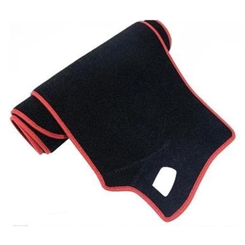 DZSFDGDDFGD Dashboard Matte LHD Auto Dashboard Abdeckung Vermeiden Licht Pad Sonnenschutz Matte Dash Matte Teppiche Für VW Für Jetta A5 MK5 2005-2011 Sonnenschutz Pad(Red Edge) von DZSFDGDDFGD