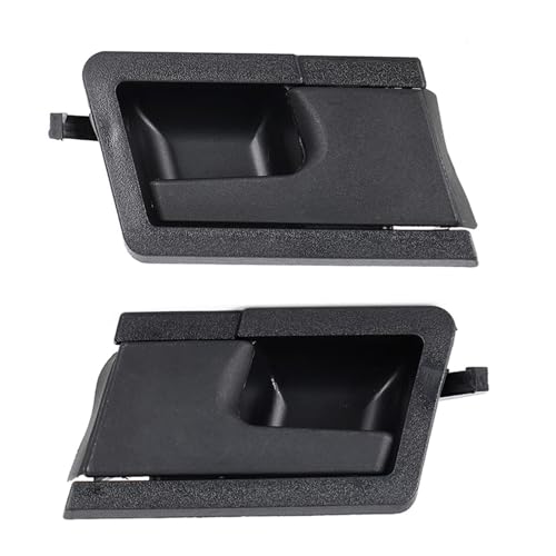DZSFDGDDFGD Innentürdekoration 1 Paar Auto Vorne Links Rechts Innen Tür Griff Für VW T4 Für Transporter 1990-2002 Innen Teile 701837019U71 Griffabdeckung(Schwarz) von DZSFDGDDFGD