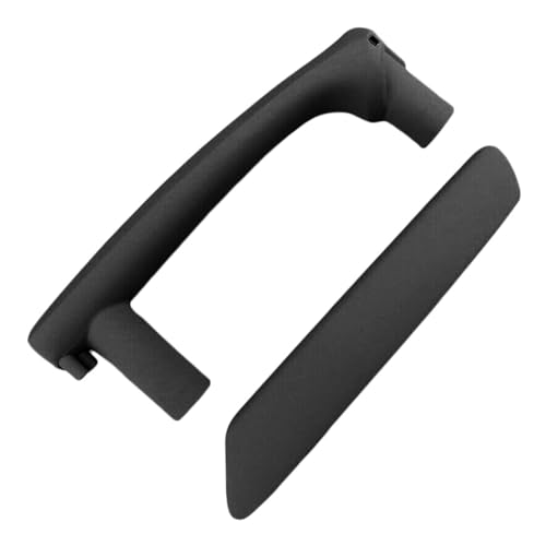 DZSFDGDDFGD Innentürdekoration 3B4867180B Auto Hinten Rechts Innen Tür Pull Haltegriff Für VW Für Passat B5 1998 1999 2000 2001 2002-2005 Schwarz Grau Beige Griffabdeckung(Schwarz) von DZSFDGDDFGD