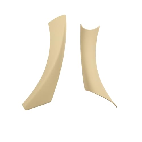 DZSFDGDDFGD Innentürdekoration Für E90 E91 E92 Für 3 Serie 318 320 325 Auto Innen Griffe Tür Panel Haltegriff Abdeckungen Auto Dekoration Griffabdeckung(Beige Left) von DZSFDGDDFGD