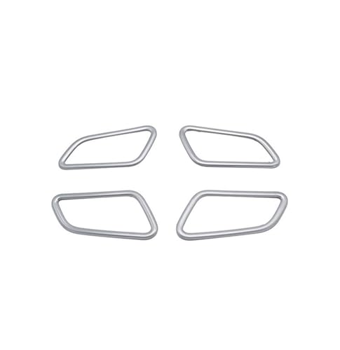 DZSFDGDDFGD Innentürdekoration Für Hyundai Für Creta IX25 2015 2016 2017 2018 Chrome Innen Tür Griff Tasse Halter Trim Abdeckung Dekoration Zubehör Griffabdeckung(C) von DZSFDGDDFGD