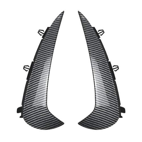 DZSFSTRHRRT Diffusor 2X Für Mercedes Für Benz GLC Klasse X254 Für AMG Linie 2023-2024 Hinten Stoßstange Diffusor Lip Spoiler Wind Messer Trim Auto Spoiler Wing(Kohlenstoff-Look) von DZSFSTRHRRT