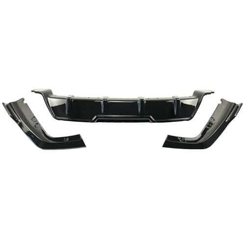 DZSFSTRHRRT Heckspoiler Für X6 G06 2019 2020 2021 2022 2023 2024 Heckschürze Diffusor Spoiler Splitter Glänzend Schwarz/Carbon Look Body Kit Auto Heckspoiler(Glänzend schwarz) von DZSFSTRHRRT