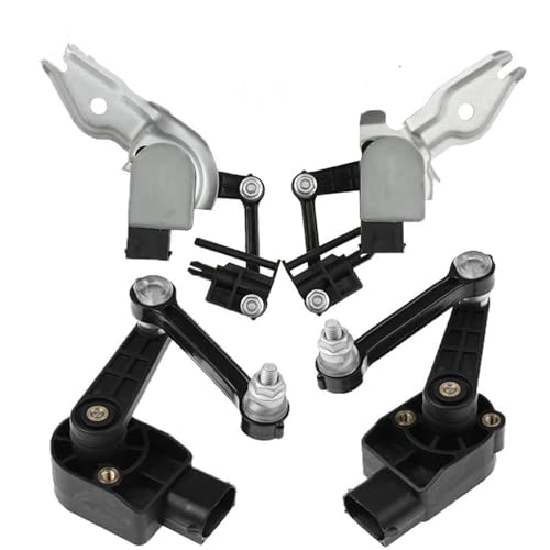 DZSFSTRHRRT Höhensensor Vorne Hinten L/R Höhe Level Sensor 7L0616214C 7L0616213D 7L0616571D 7L0616213C Für VW Für Touareg 2003-2010 Scheinwerfer Niveausensor(4 DCS) von DZSFSTRHRRT
