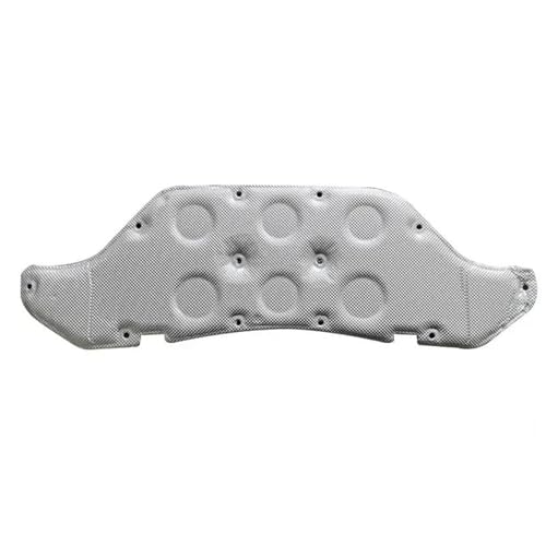 DZSFSTRHRRT Motorraumdämmung Für Mercedes Für Benz GLA H247 2020 Auto Front Motorhaube Isolierung Baumwolle Pad Sound Wärme Matte Schaum Schalldichte mit Schnalle Auto Dämmatte Motorhaube(Silber) von DZSFSTRHRRT