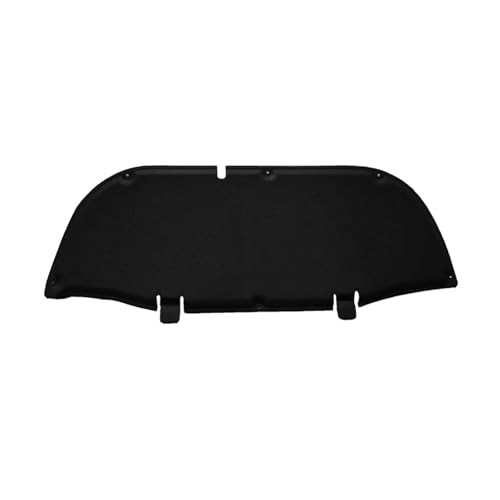 DZSFSTRHRRT Motorraumdämmung Schwarze und Silberne Motorschallschutzbaumwolle mit Schnalle für Toyota für Corolla für Cross XG10 2022 2023 2024 Auto Dämmatte Motorhaube(Schwarz) von DZSFSTRHRRT