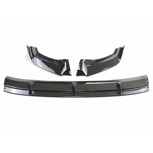 DZSHONGXINSM Frontspoiler Auto Front Lip Splitter Diffusor Body Kits Spoiler Stoßstange Wache Schutz Zubehör Für VW Für TIGUAN 2017 2018 2019 2020 Frontstoßstange Spoiler(Kohlenstoff-Look) von DZSHONGXINSM