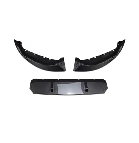 DZSHONGXINSM Frontspoiler Auto Front Stoßstange Lip Body Kit Spoiler Splitter Stoßstange Canard Lip Guard Zubehör Für 5 Series G30 LCI 540i 2021+ Frontstoßstange Spoiler(Kohlenschwarz) von DZSHONGXINSM