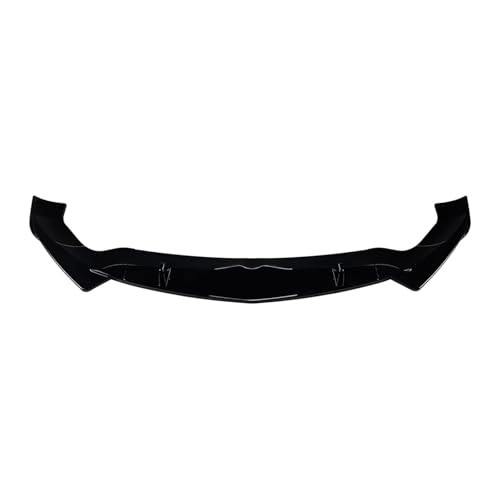 DZSHONGXINSM Frontspoiler Auto-Frontstoßstange Für Alfa Für Romeo Für Stelvio 2017+ Splitter Spoiler Lip Guard Protector Body Kit Außenteile Frontstoßstange Spoiler(Schwarz glänzend) von DZSHONGXINSM