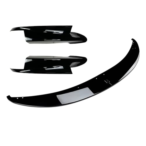 DZSHONGXINSM Frontspoiler Auto Frontstoßstange Kinn Lippenschutz Spoiler Canards Diffusor Body Kit Splitter Für 3er Für M3 E90 E91 E92 E93 2006-2013 Frontstoßstange Spoiler(Gloss Black Set) von DZSHONGXINSM
