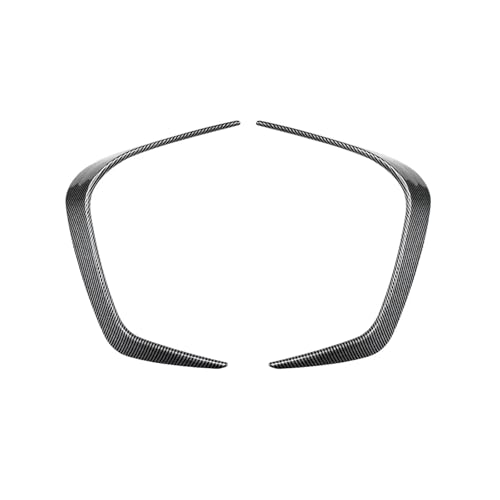 DZSHONGXINSM Frontspoiler Für 2er Coupé G42 2022+ Auto Front Wind Messer Spoiler Seitensplitter Air Vent Grille Body Kit Zubehör Frontstoßstange Spoiler(Kohlenschwarz) von DZSHONGXINSM