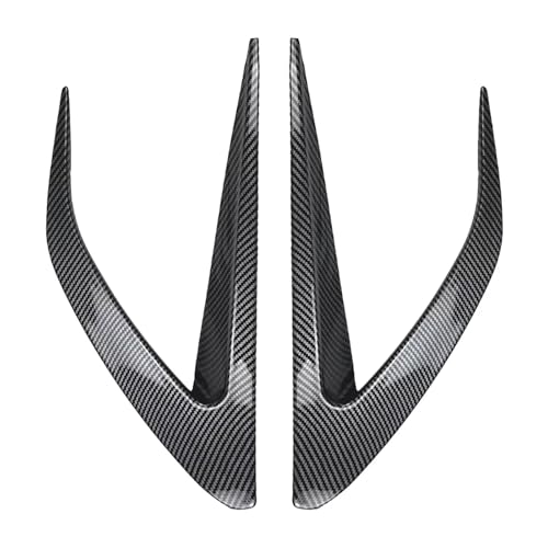 DZSHONGXINSM Frontspoiler Für Mazda Für MX-5 Für Miata ND 2016+ Auto-Vorderseite Air Vent Trim Cover Intake Spoiler Kit Aufkleber Außendekoration Trim Frontstoßstange Spoiler(Kohlenstoff-Look) von DZSHONGXINSM