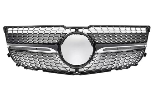 DZSHONGXINSM Kühlergrill Für Mercedes Für Benz Für X204 GLK Klasse 2013 2014 2015 Front Racing Stoßstange Grille Oberen Facelift Grill Nieren Kühlergrill(Black2) von DZSHONGXINSM
