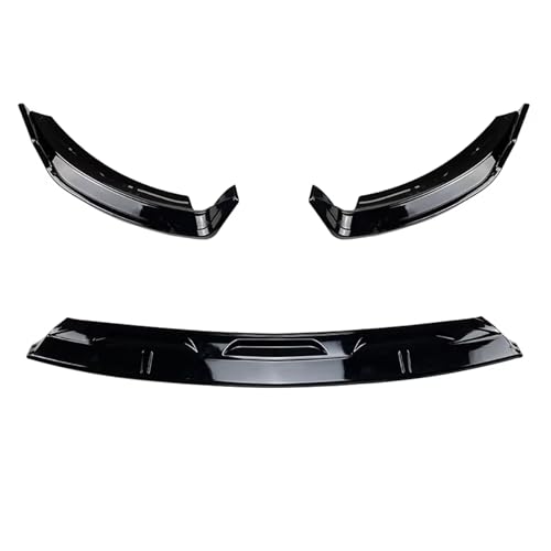 Frontspoiler Frontstoßstange Splitter Lip Spoiler Diffusor Body Kit Für Mercedes Für Benz Für GLE Klasse W167 C167 GLE350 GLE450 GLE53 AMG 2019-2023 Frontstoßstange Spoiler(Glänzend schwarz) von DZSHONGXINSM