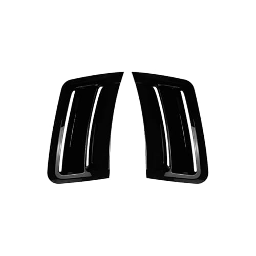 Frontspoiler Für Mercedes Für Benz Für C-Klasse W204 S204 Vor-Facelift 2007-2010 C63 AMG Seitenwindblatt Frontluftauslass-Kit Autoaufkleber-Modifikation Frontstoßstange Spoiler(Schwarz glänzend) von DZSHONGXINSM