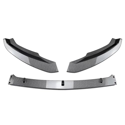 Frontspoiler Für Skoda Für Superb Für B8 2016-2018 Auto Frontstoßstange Lip Splitter Diffusor Body Kit Spoiler Stoßstangenschutz Schwarz Glänzend Zubehör 3-tlg Frontstoßstange Spoiler(Carbon Color) von DZSHONGXINSM