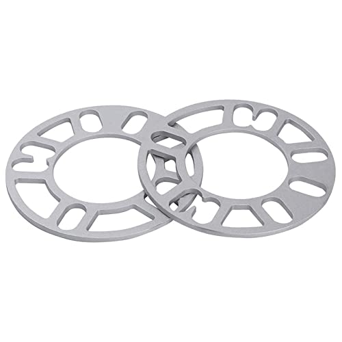 2/4 Stück 5 Mm Universal-Aluminiumlegierung Auto-Spurverbreiterungen Shims Platte Spürverbreiterungsatz(2 PCs) von DZSJFGAIS