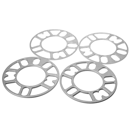 4 Stück 3mm 5mm Universal Silber Legierung Distanzscheiben Adapter Shims Platte 4/5 Stud 4x100 4x108 4x114.3 5x100 5x108 5x112 5x114.3 Spürverbreiterungsatz 4 Stück 3mm 5mm Universal Silber Legierung Distanzscheiben Adapter Shims Platte 4/5 Stud 4x100 4x108 4x114.3 5x100 5x108 5x112 5x114.3 Spürverbreiterungsatz von DZSJFGAIS