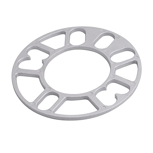 DZSJFGAIS 4 STÜCKE 3mm 5mm 8mm 10mm Aluminium Auto Spurverbreiterung Shims Platte Fit 4x100 4x114.3 5x100 5x108 5x114.3 5x120 Universal Spürverbreiterungsatz(5mm) von DZSJFGAIS