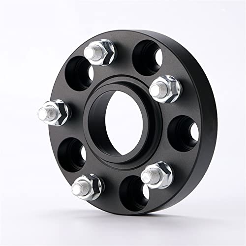 DZSJFGAIS Für Q7 4L Spurverbreiterung Adapter PCD 5x130 CB 71,6mm Schwarz Und Silber 2 Stück Spürverbreiterungsatz(2PC Black Spacer 25mm) von DZSJFGAIS