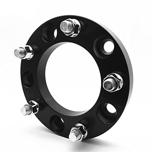 DZSJFGAIS Geschmiedete Aluminium-Auto-Distanzscheiben Für Suzuki Für Jimny 5 X 139,7 Cb 108 Mm Flanschadapter 2 Stück Spürverbreiterungsatz(2 Black 40mm) von DZSJFGAIS