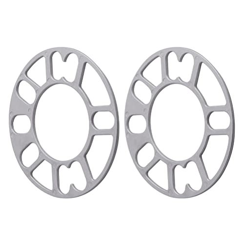 DZSJFGAIS Spurverbreiterungen Spacer Car Hub Adapter Legierung Aluminium 5 Mm Trucks Stahl 8 Mm Zoll Truck Spürverbreiterungsatz(3mm) von DZSJFGAIS