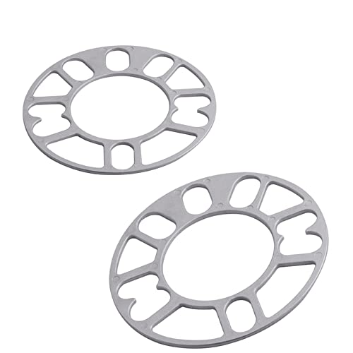 DZSJFGAIS Spurverbreiterungen Spacer Car Hub Adapter Legierung Aluminium 5 Mm Trucks Stahl 8 Mm Zoll Truck Spürverbreiterungsatz(5mm) von DZSJFGAIS