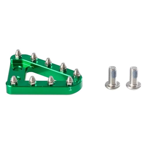 DZSJFGAIS fußstütze CNC Motorrad Bremspedal Hinten Schritt Platte Spitze Für 125-530 EXC XC XCW EXCF Für TC TE FE 2008-2016 MX Motocross Fußrasten Motorrad(GRÜN) von DZSJFGAIS