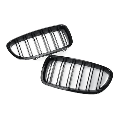 DZSJHGFDD Gitter Glänzend Schwarz Front Niere Doppel Lamellen Grill Grille Für 5 Series F10 F11 F18 2010-2017 Dual Line Racing Grills Kühler DZSJHGFDD Gitter Glänzend Schwarz Front Niere Doppel Lamellen Grill Grille Für 5 Series F10 F11 F18 2010-2017 Dual Line Racing Grills Kühler von DZSJHGFDD