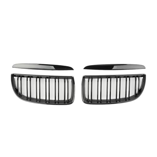 DZSJHGFDD Gitter Kühlergrill Racing Grill Gloss Black Auto Frontstoßstangengitter Für E90 E91 3er 323I 328I 335I 330I 325I 05-08 ABS Kühler(Glänzend schwarz) von DZSJHGFDD