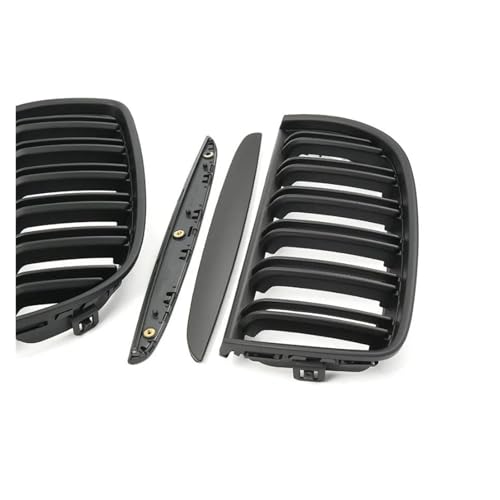 DZSJHGFDD Gitter Kühlergrill Racing Grill Gloss Black Auto Frontstoßstangengitter Für E90 E91 3er 323I 328I 335I 330I 325I 05-08 ABS Kühler(Matte Black) von DZSJHGFDD