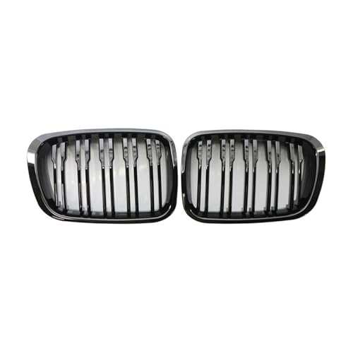 DZSJHGFDD Kühler 1 Paar schwarz glänzende ABS-Auto-Frontgrills mit Zwei Stangen für E46 3er-Serie 320i 323i 325i 328i 330i 4-Türer 1999 2000 2001 Grill DZSJHGFDD Kühler 1 Paar schwarz glänzende ABS-Auto-Frontgrills mit Zwei Stangen für E46 3er-Serie 320i 323i 325i 328i 330i 4-Türer 1999 2000 2001 Grill von DZSJHGFDD
