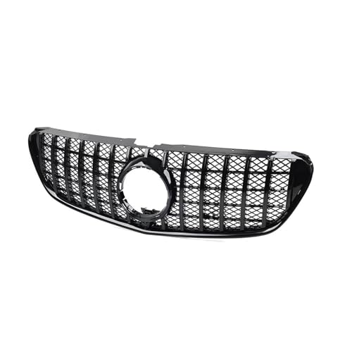 DZSJHGFDD Kühler Auto Frontstoßstange Kühlergrill Haubengrill Racing Grill Für Mercedes Für Benz V-Klasse W447 V250 V260 2016 2017 2018 2019 2020 Grill(Schwarz) von DZSJHGFDD