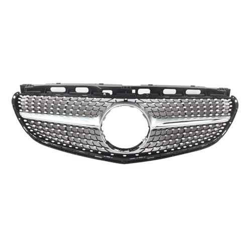 DZSJHGFDD Kühler Auto Frontstoßstange Racing Grill Billet Gril Tuning Für Benz E Klasse W212 4 Tür E200 E250 E350 E550 2014 2015 2016 Grill(Sliver) von DZSJHGFDD