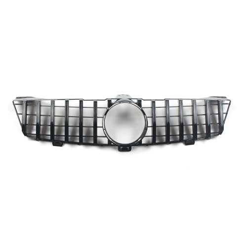DZSJHGFDD Kühler Auto Frontstoßstange Racing Grill Billet Gril Tuning Zubehör Für Mercedes Für Benz CLS Klasse W219 C219 2008-2010 Grill(Schwarz) von DZSJHGFDD