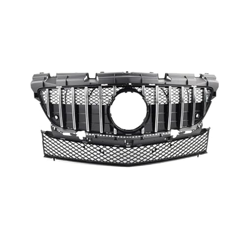 DZSJHGFDD Kühler Auto Frontstoßstange Racing Grill Kühlergrill Haube Für Mercedes Für Benz SLK Klasse R172 SLK200 SLK350 SLK250 2011-2016 Grill(Chrome) von DZSJHGFDD