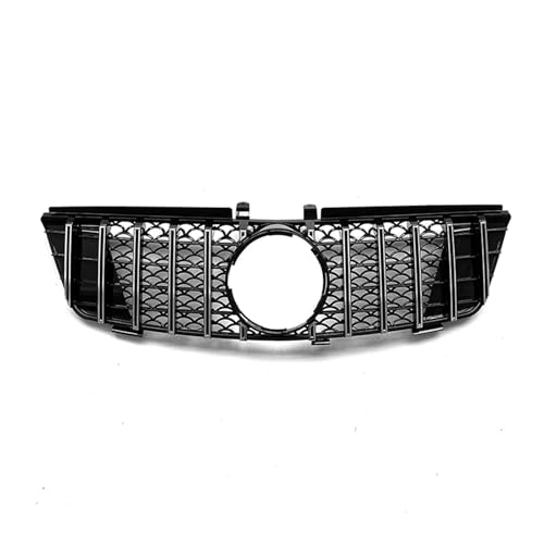 DZSJHGFDD Kühler Auto für Mercedes für Benz ML-Klasse W164 ML320 ML350 ML550 Kühlergrill Racing Grill Auto Oberen Stoßfänger Haube Mesh Grid Grill(Sliver) von DZSJHGFDD