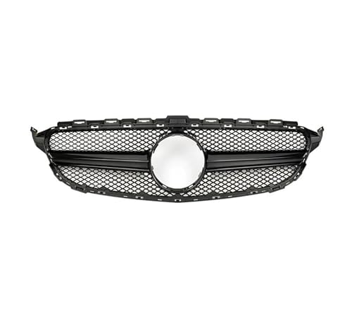 DZSJHGFDD Kühler Front Kühlergrill Stoßstange Grill Mitte Gitter Einlass Mesh Für Mercedes Für Benz C W205 C205 S205 2014-2018 C180 C200 C250 Grill(E) von DZSJHGFDD
