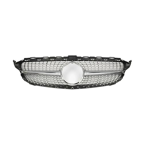 DZSJHGFDD Kühler Front Kühlergrill Stoßstange Grill Mitte Gitter Einlass Mesh Für Mercedes Für Benz C W205 C205 S205 2014-2018 C180 C200 C250 Grill(H) von DZSJHGFDD
