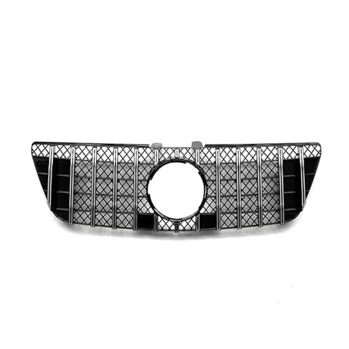 DZSJHGFDD Kühler Frontgrill Grills Für Mercedes Für Benz ML Klasse W164 ML350 ML450 ML500 ML550 2009-2012 Facelift Racing Grill Grill(Silber) von DZSJHGFDD