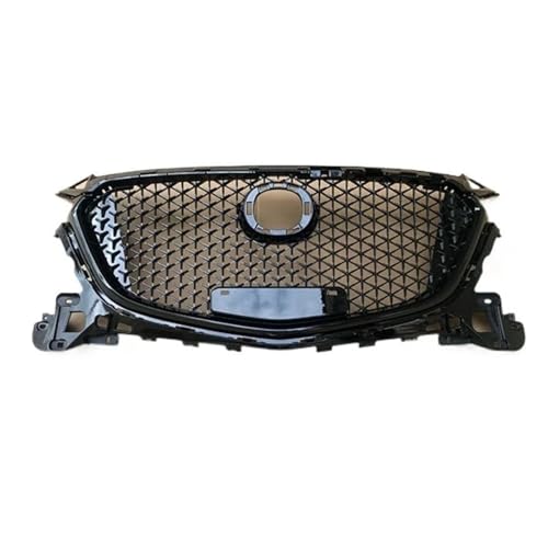 DZSJHGFDD Kühler Für Mazda 3 Für Axela 2017-2019 Frontstoßstangengrill Oberer Racing Air Intake Grills Kühlergitter Body Kit Guard Grill von DZSJHGFDD