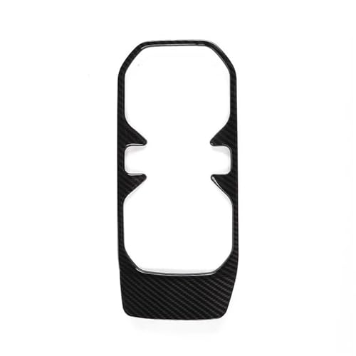 Auto Innen Zubehör Auto Vorne Trinken Tasse Halter Dekoration Abdeckung Aufkleber Für Jeep Für Gladiator JT Für Jeep Für Wrangler JL 2018-2023 Up Autoinnenraum Zubehör(Carbon Fiber Grain) von DZSJUNCHENSM