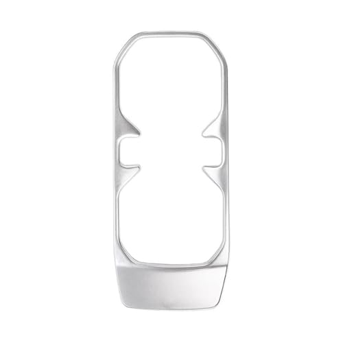 DZSJUNCHENSM Auto Innen Zubehör Auto Vorne Trinken Tasse Halter Dekoration Abdeckung Aufkleber Für Jeep Für Gladiator JT Für Jeep Für Wrangler JL 2018-2023 Up Autoinnenraum Zubehör(Silber) von DZSJUNCHENSM