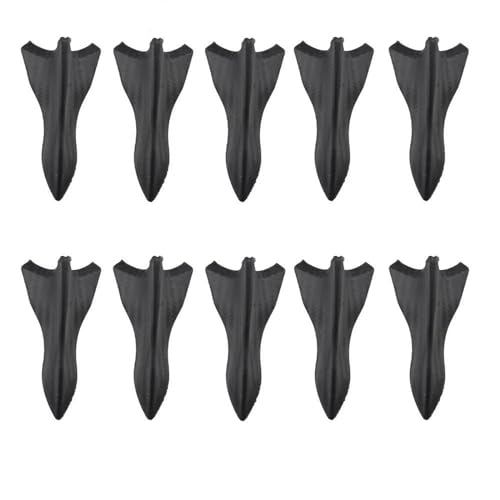 DZSLLOOI Spoiler Wing 10 Stück Styling Tuning Haifischflosse Kit Diffusor Spoiler Dach Flügel Windschutzscheibe Vortex Generator Für Windschutzscheibe Stoßstange Universal Auto Heckspoiler von DZSLLOOI
